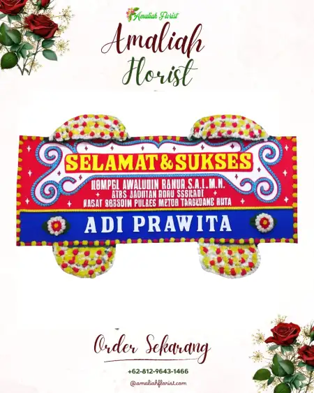 Papan Bunga Ucapan Selamat Kalimanis